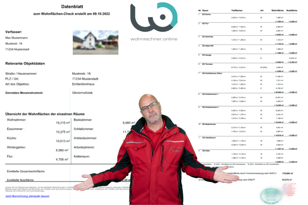 Wohnflächenberechnung Köln