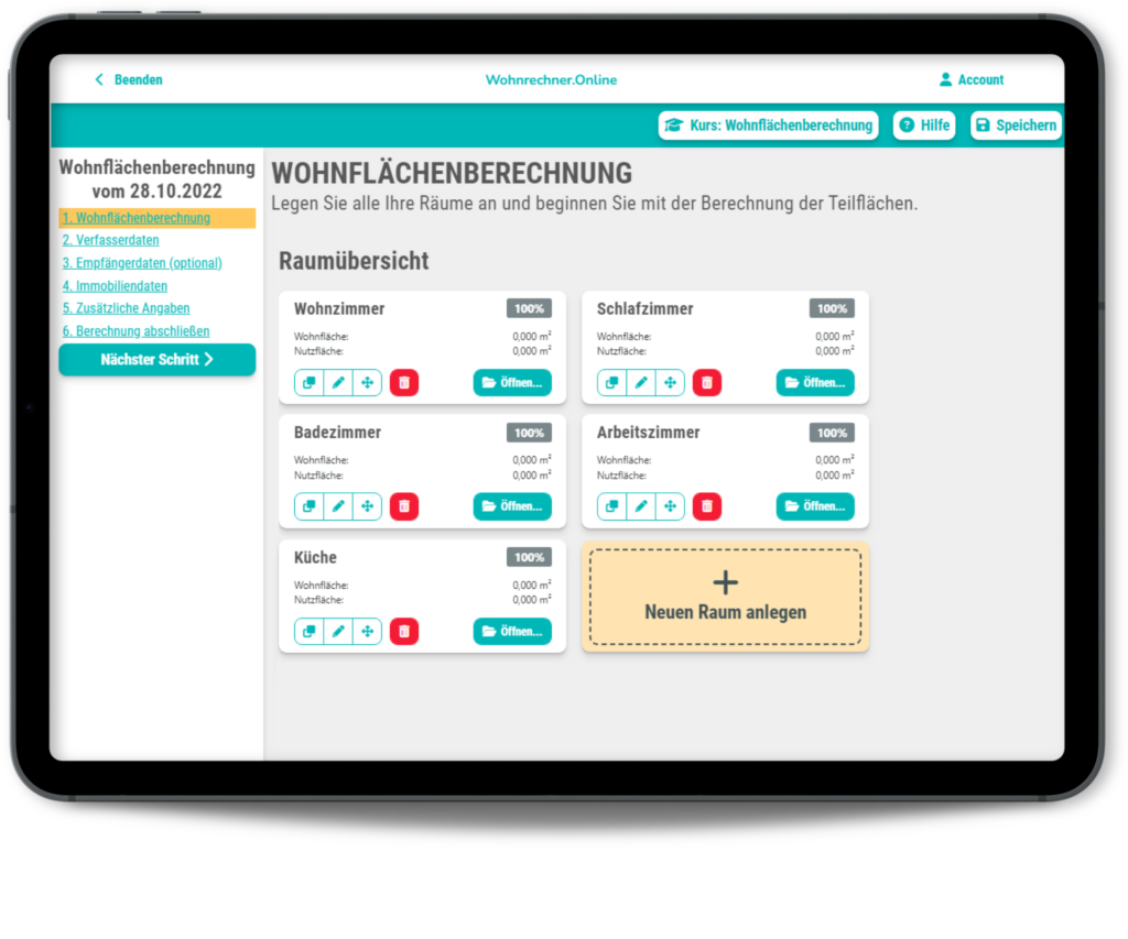 Wohnflächenberechnung Köln